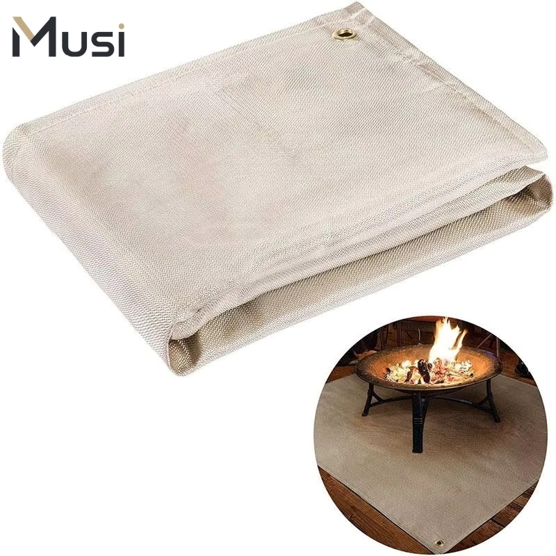 Outdoor Camping Heated Blanket - Alas Panggangan BBQ Tahan Api, Bantalan