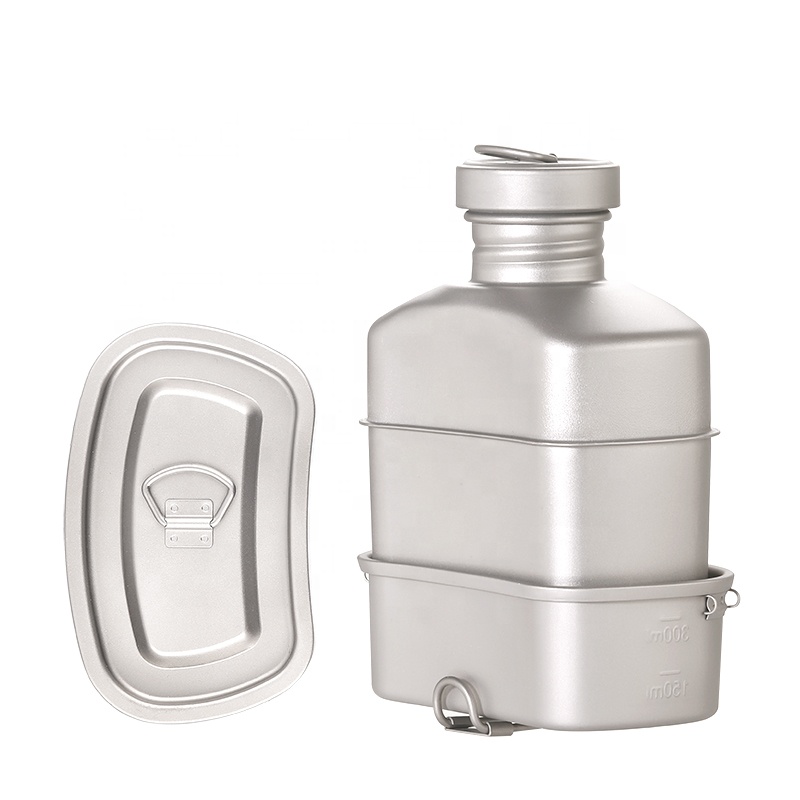 Outdoor Camping Kettle - Set Ketel Titanium Outdoor 1100ml, Ketel