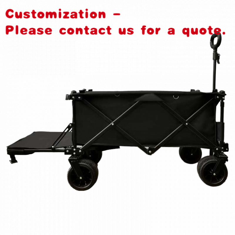Outdoor Camping Vehicle Wagon - Troli Lipat Portabel Stainless Steel, Praktis