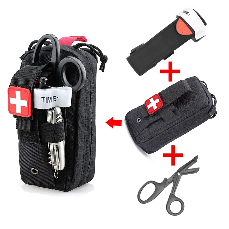 First Aid Kit Camping - Kit pertolongan pertama Tourniquet penyelamatan medis