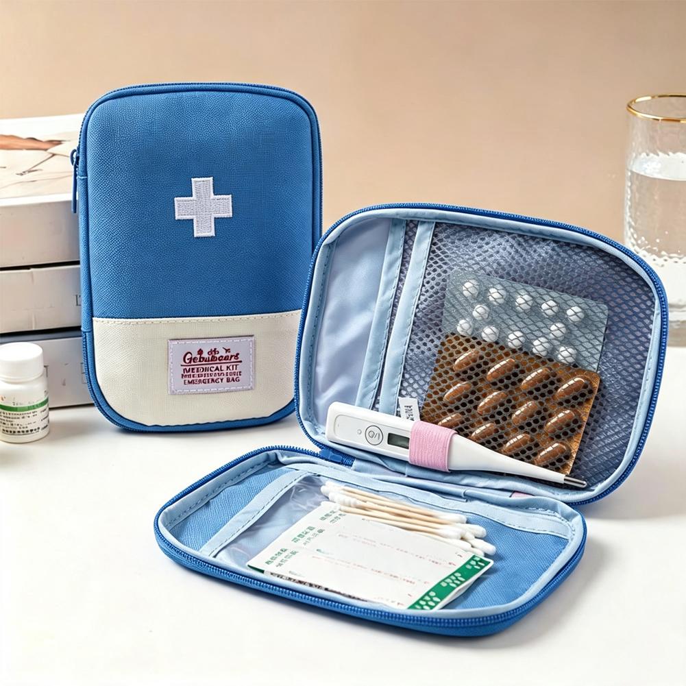 First Aid Kit Camping - Tas P3K Portabel Berkapasitas Besar, Organizer
