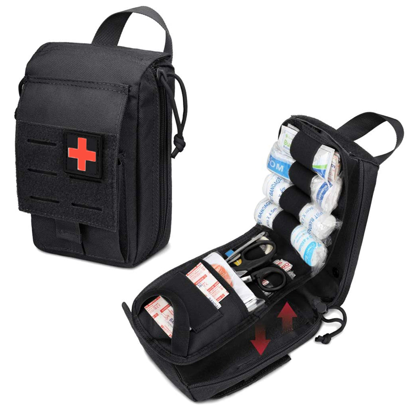 First Aid Kit Camping - Molle taktis Kit pertolongan pertama tas