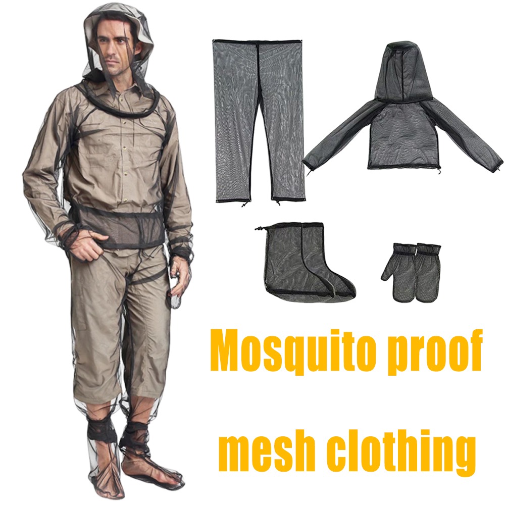 Outdoor Camping Jacket - Setelan Pelindung Nyamuk Luar Ruangan Jaket