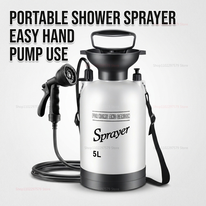 Outdoor Camping Showers - Shower Camping Portabel 5L Sistem Pompa