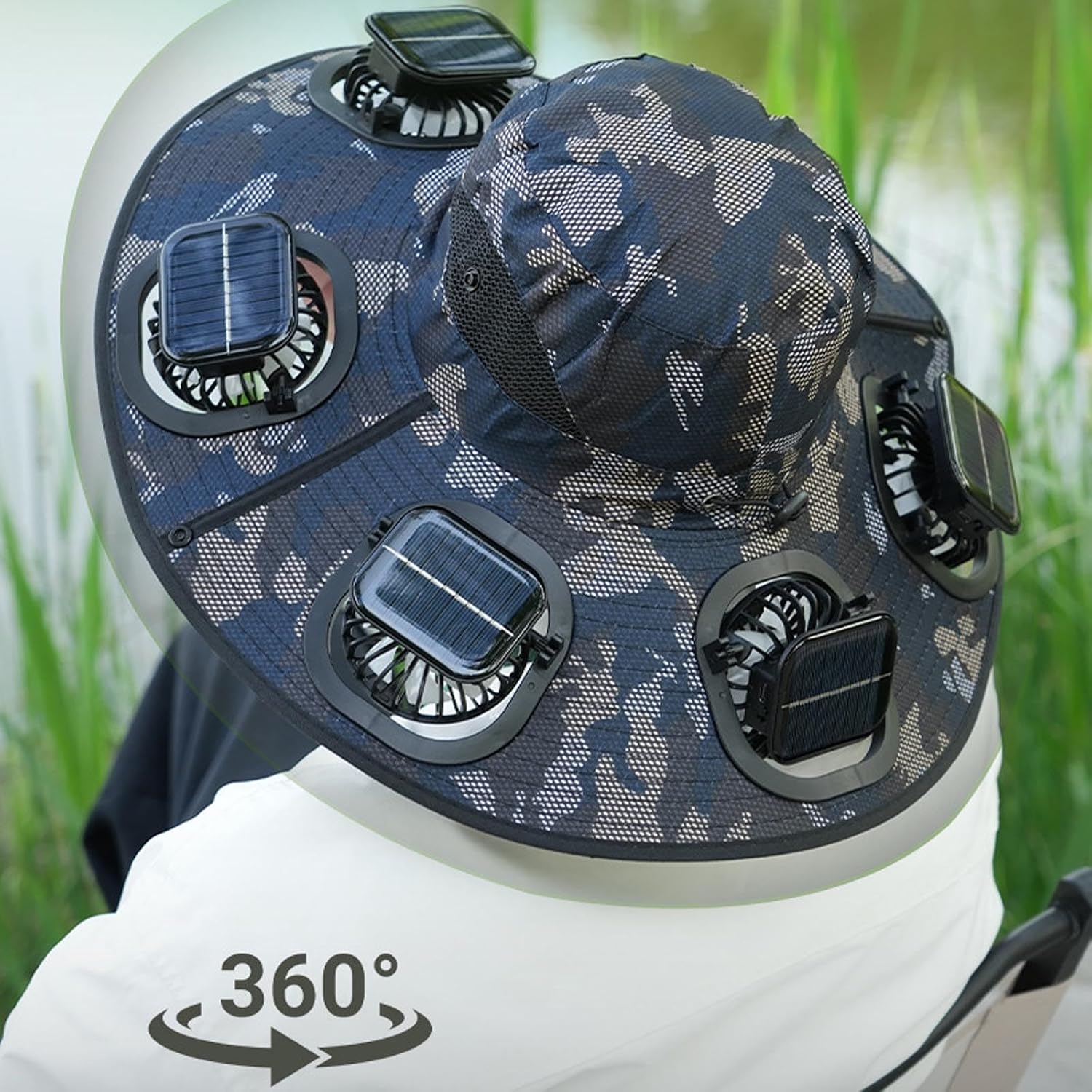 Topi Visor 6 Kipas Pendingin M - Outdoor Camping Fans ulasan dan harga
