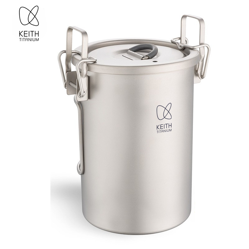 KEITH Panci Nasi Titanium Murn - Outdoor Camping Cooking Set ulasan dan harga