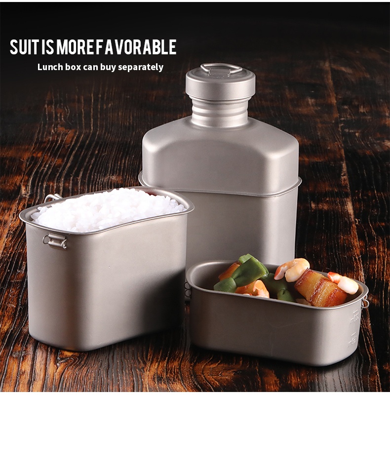 Set Ketel Titanium Outdoor 110 - Outdoor Camping Kettle ulasan dan harga