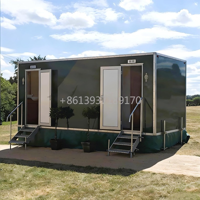 Trailer Toilet Mobile dengan B - Outdoor Camping Showers ulasan dan harga