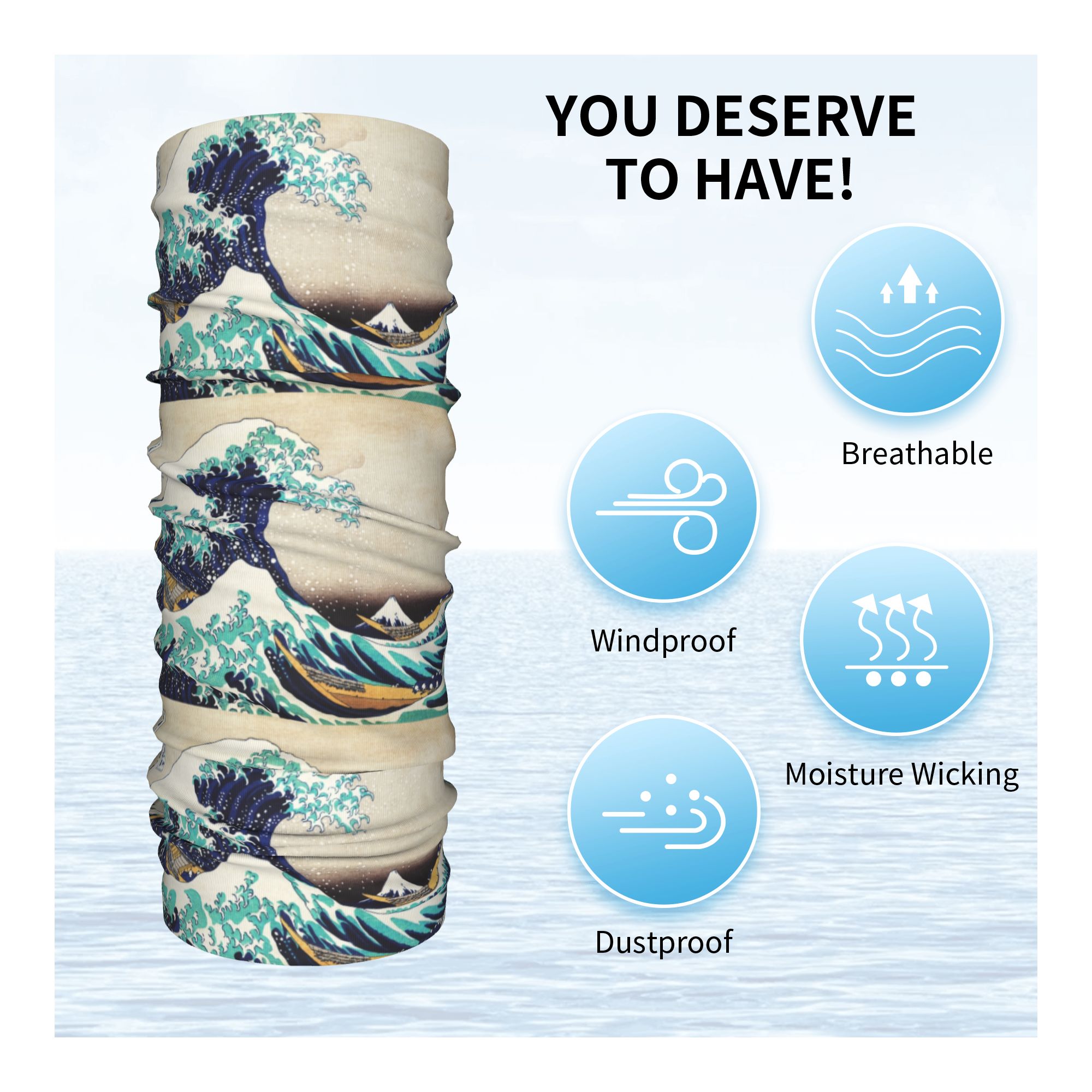 The Great Wave off Kanagawa Wi - Trekking Gaiters ulasan dan harga