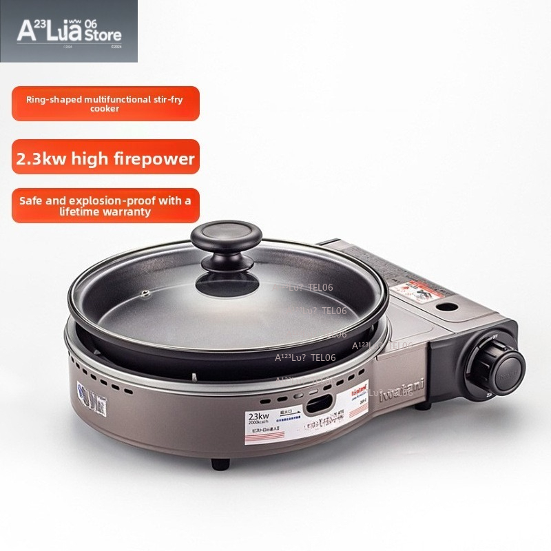 Kompor Gas Portabel Anti Angin - Outdoor Camping Gas Stove ulasan dan harga