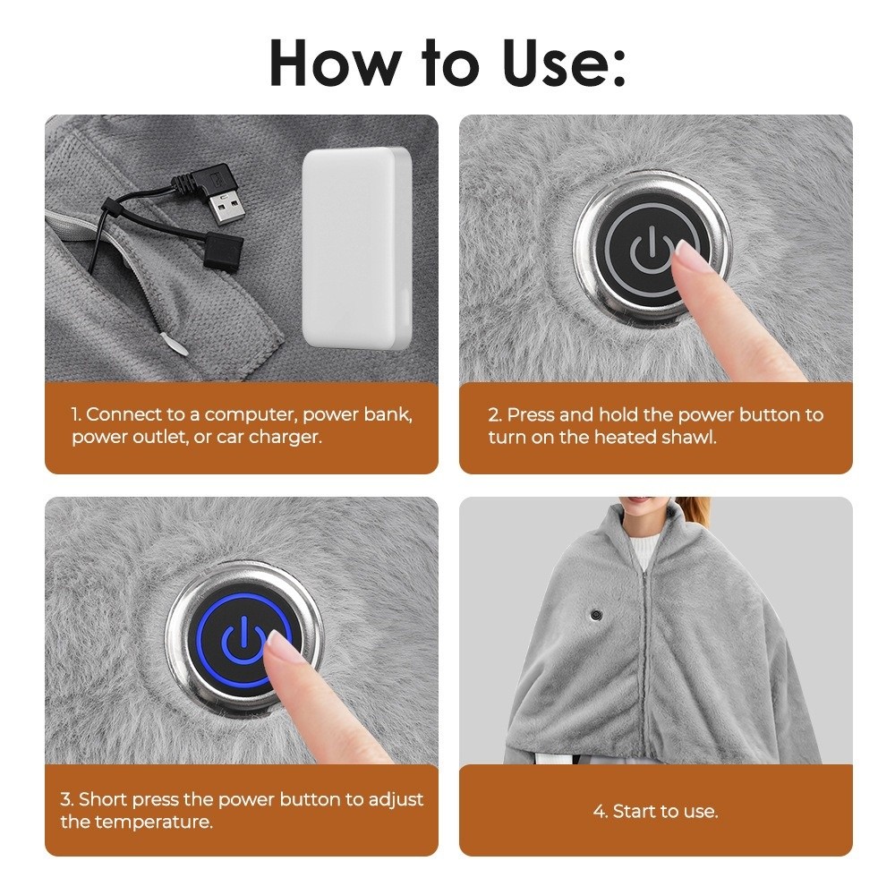 Selimut Listrik USB Berkualita - Outdoor Camping Heated Blanket ulasan dan harga