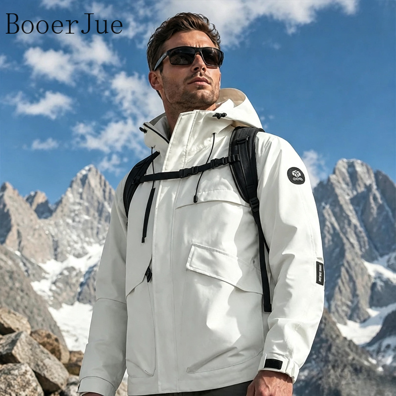 Jaket Hiking Pria Anti Air, So - Outdoor Camping Jacket ulasan dan harga