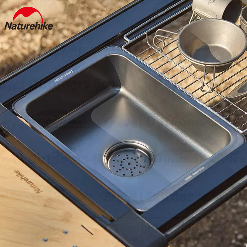 Naturehike Wastafel Baja Tahan - Outdoor Camping Kitchen With Sink ulasan dan harga