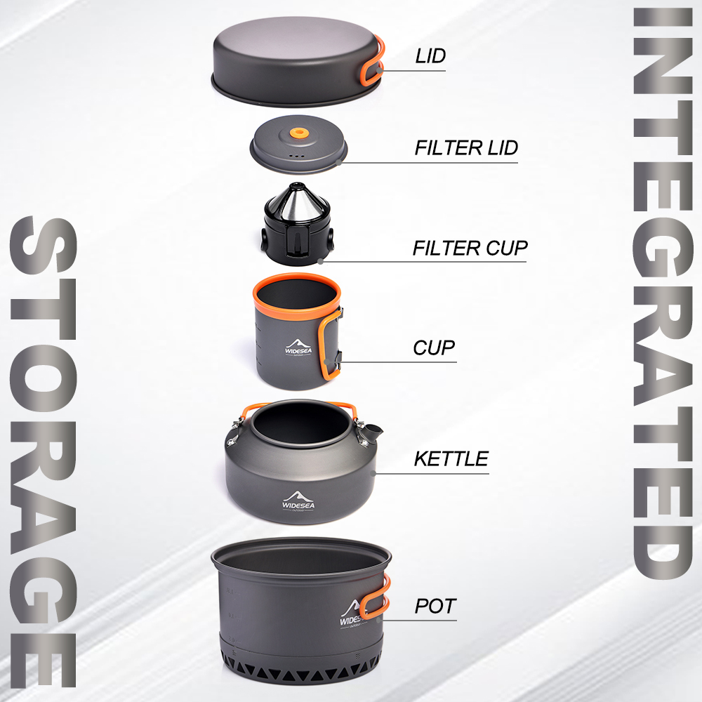 Peralatan Makan Berkemah Set P - Outdoor Camping Kettle ulasan dan harga