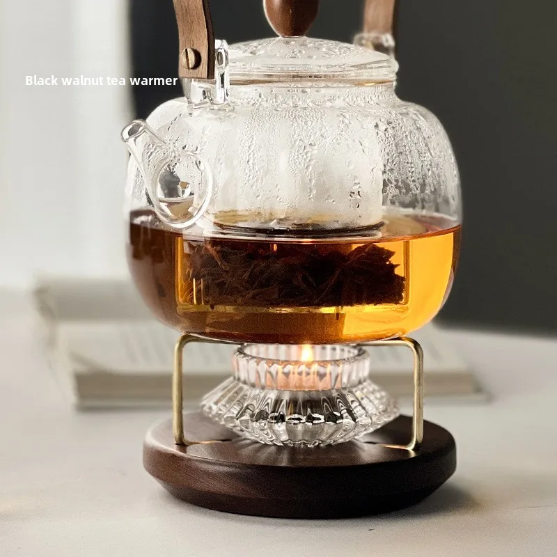 Pemanas Teh Lilin Walnut Hitam - Outdoor Camping Kettle ulasan dan harga