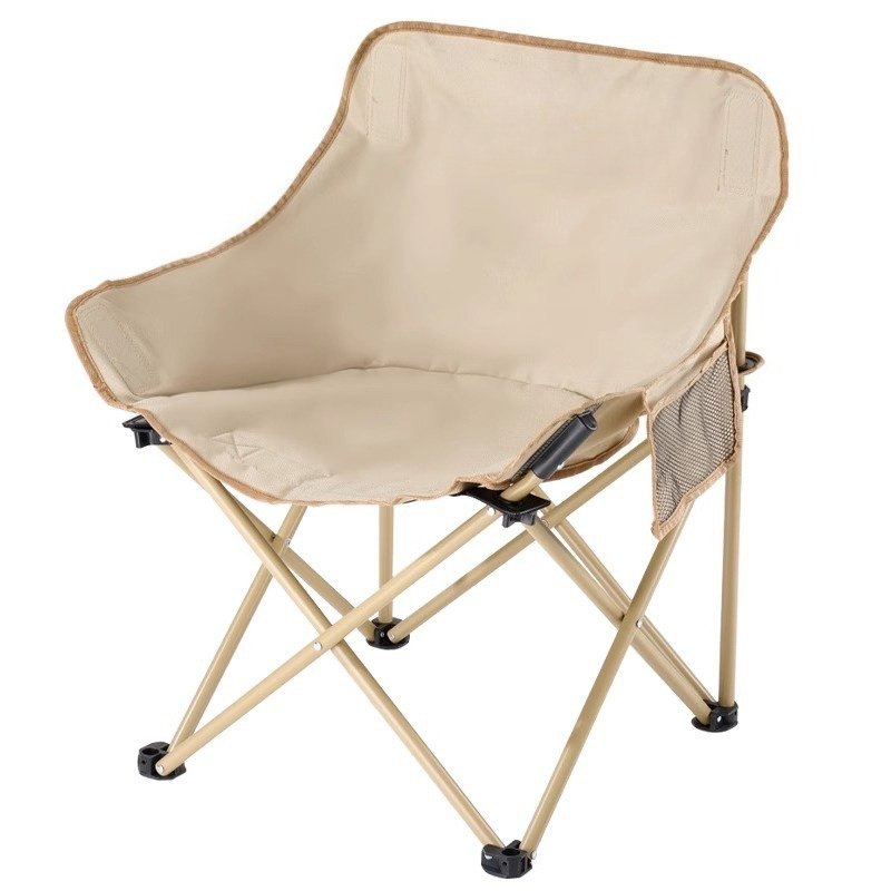 Kursi bulat lipat portabel unt - Outdoor Camping Folding Chair ulasan dan harga