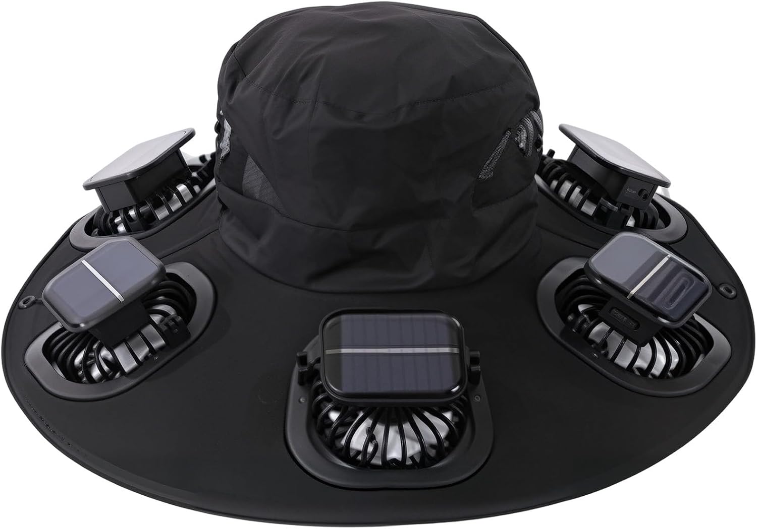 Topi Kipas Tenaga Surya Hot 6  - Outdoor Camping Fans ulasan dan harga