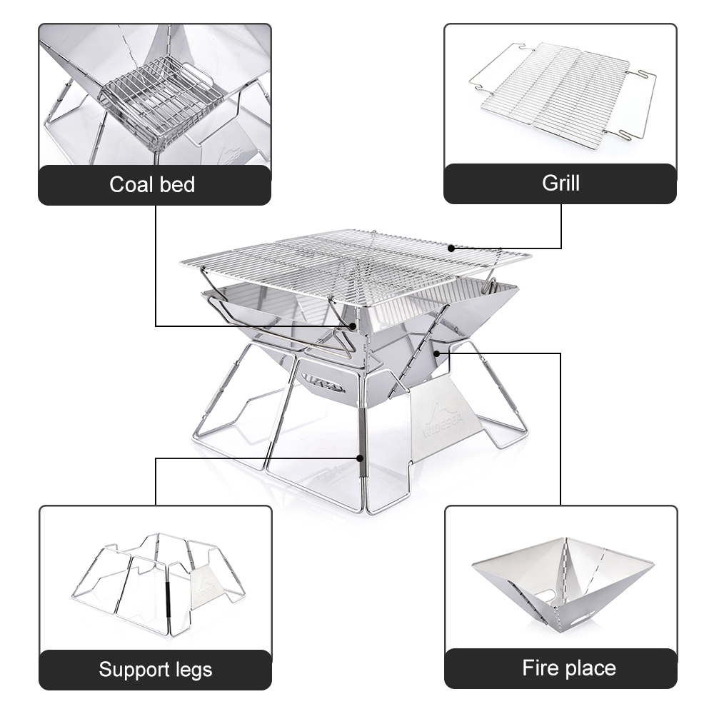 Widesea Panggangan Berkemah Pe - Outdoor Camping Cooking Set ulasan dan harga