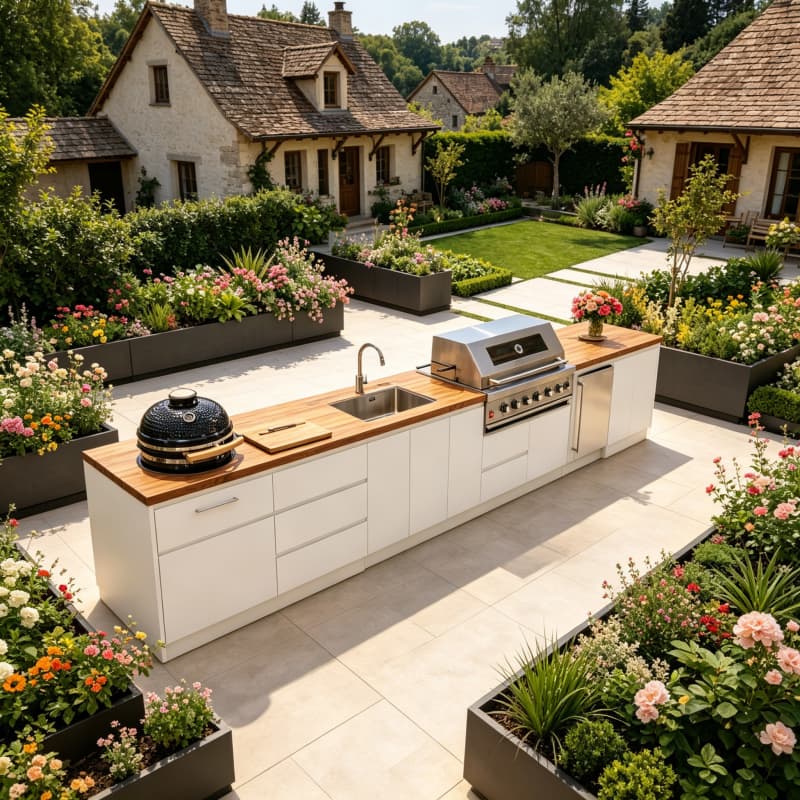 Meja Lipat Dapur Luar Ruangan  - Outdoor Camping Kitchen With Sink ulasan dan harga