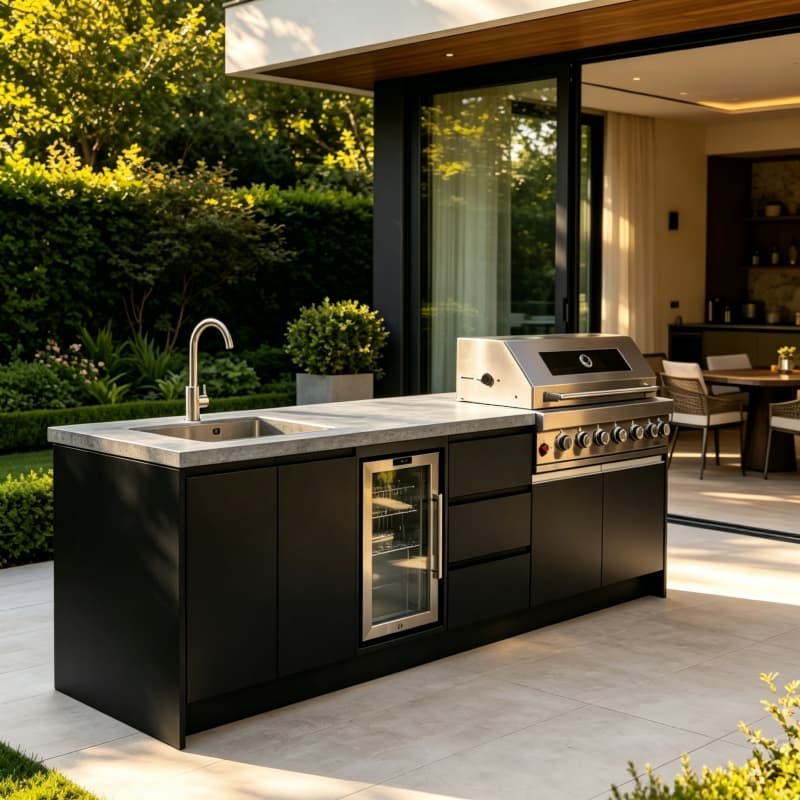 Meja Lipat Dapur Luar Ruangan  - Outdoor Camping Kitchen With Sink ulasan dan harga