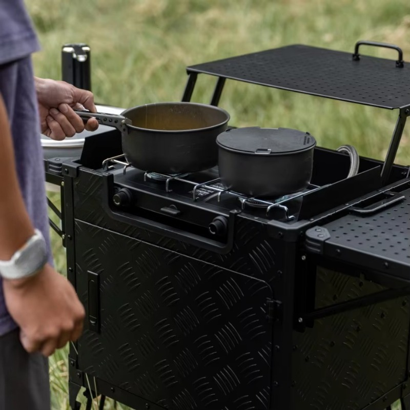 Stasiun Dapur Lipat Serbaguna  - Outdoor Camping Kitchen With Sink ulasan dan harga