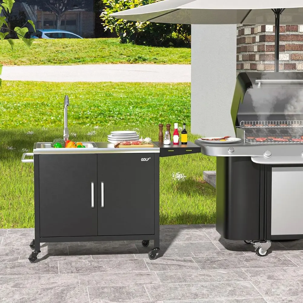 Dapur Luar Ruangan dengan Wast - Outdoor Camping Kitchen With Sink ulasan dan harga