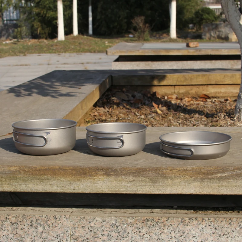 Keith Set panci masak Titanium - Outdoor Camping Cooking Set ulasan dan harga