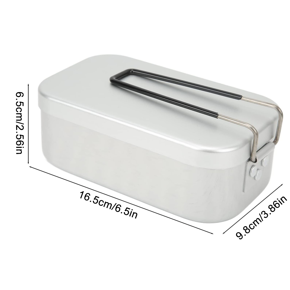 Kotak makan siang aluminium 80 - Outdoor Camping Cooking Set ulasan dan harga