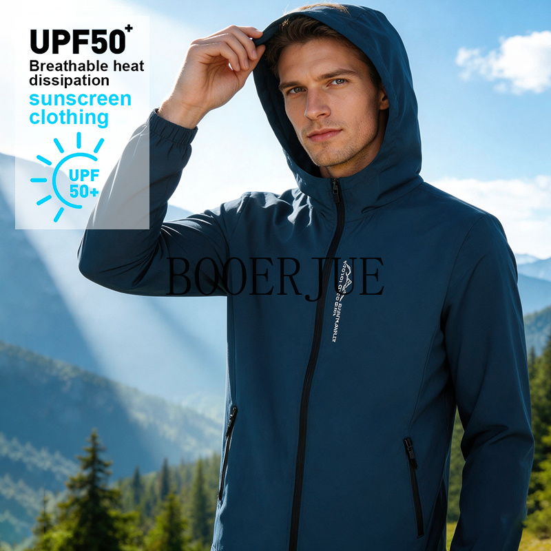 Jaket Hiking Pria Tahan Air un - Outdoor Camping Jacket ulasan dan harga