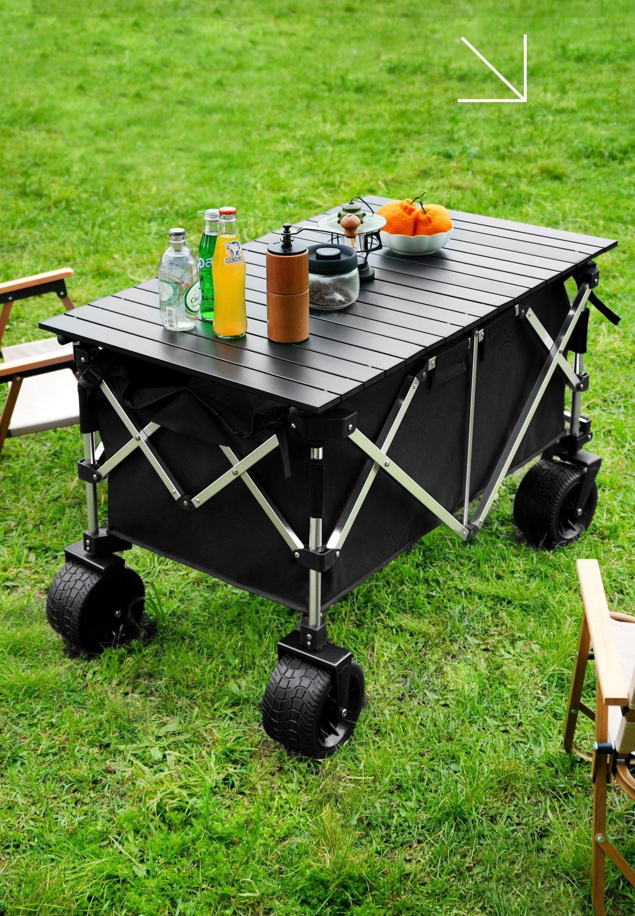 Gerobak Lipat Aluminium Desain - Outdoor Camping Vehicle Wagon ulasan dan harga