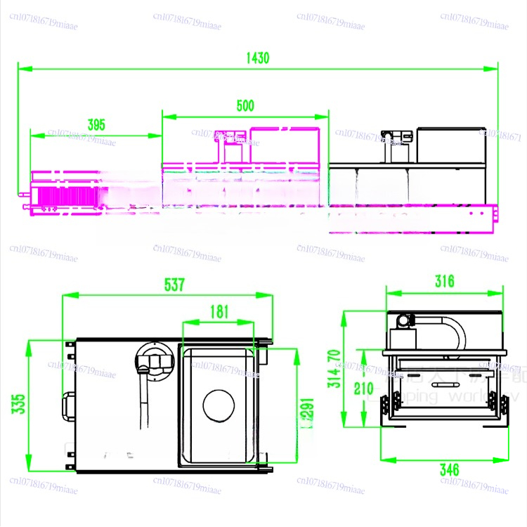 Kompor Diesel untuk Camper Van - Outdoor Camping Kitchen With Sink ulasan dan harga