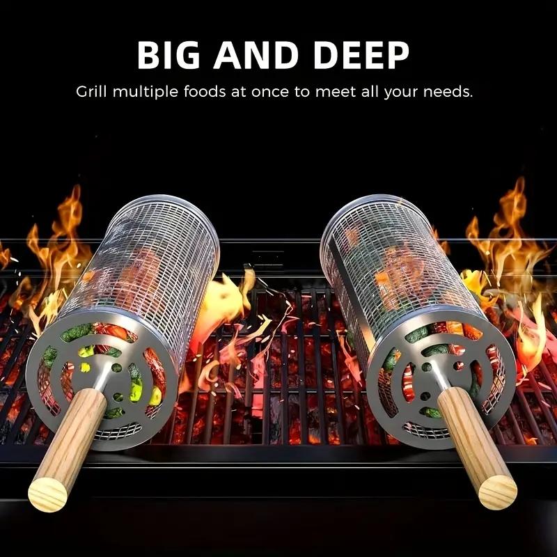 Keranjang Panggangan BBQ Baja  - Outdoor Camping Cooking Set ulasan dan harga