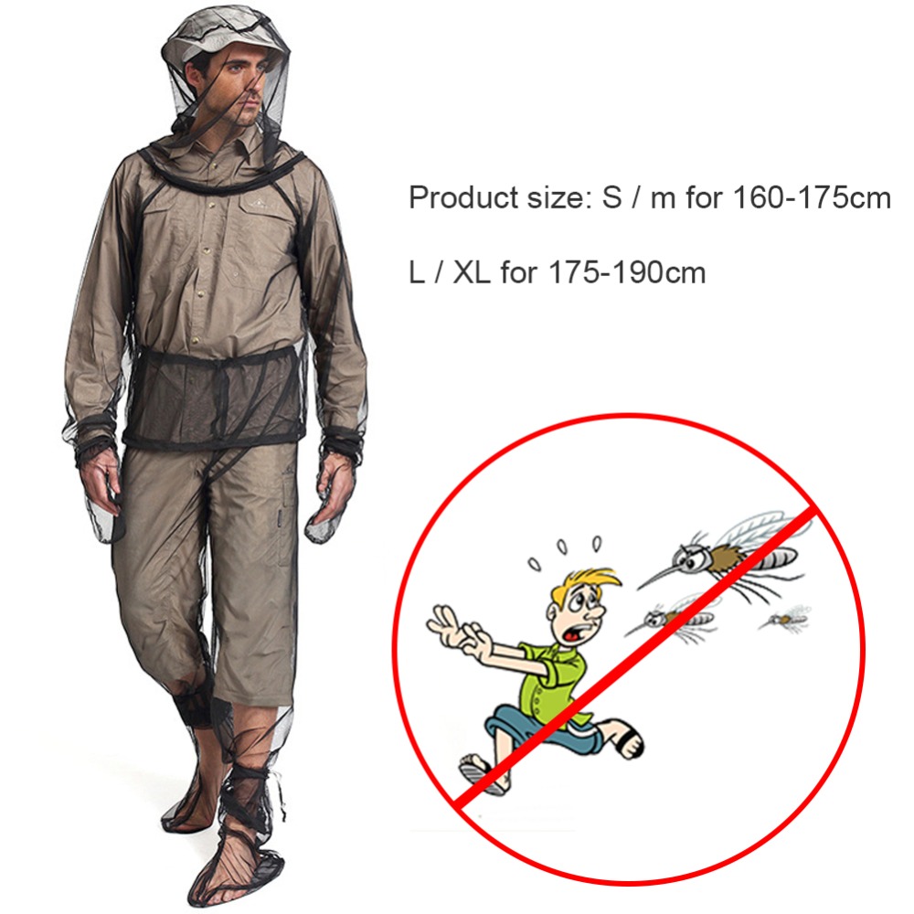 Setelan Pelindung Nyamuk Luar  - Outdoor Camping Jacket ulasan dan harga