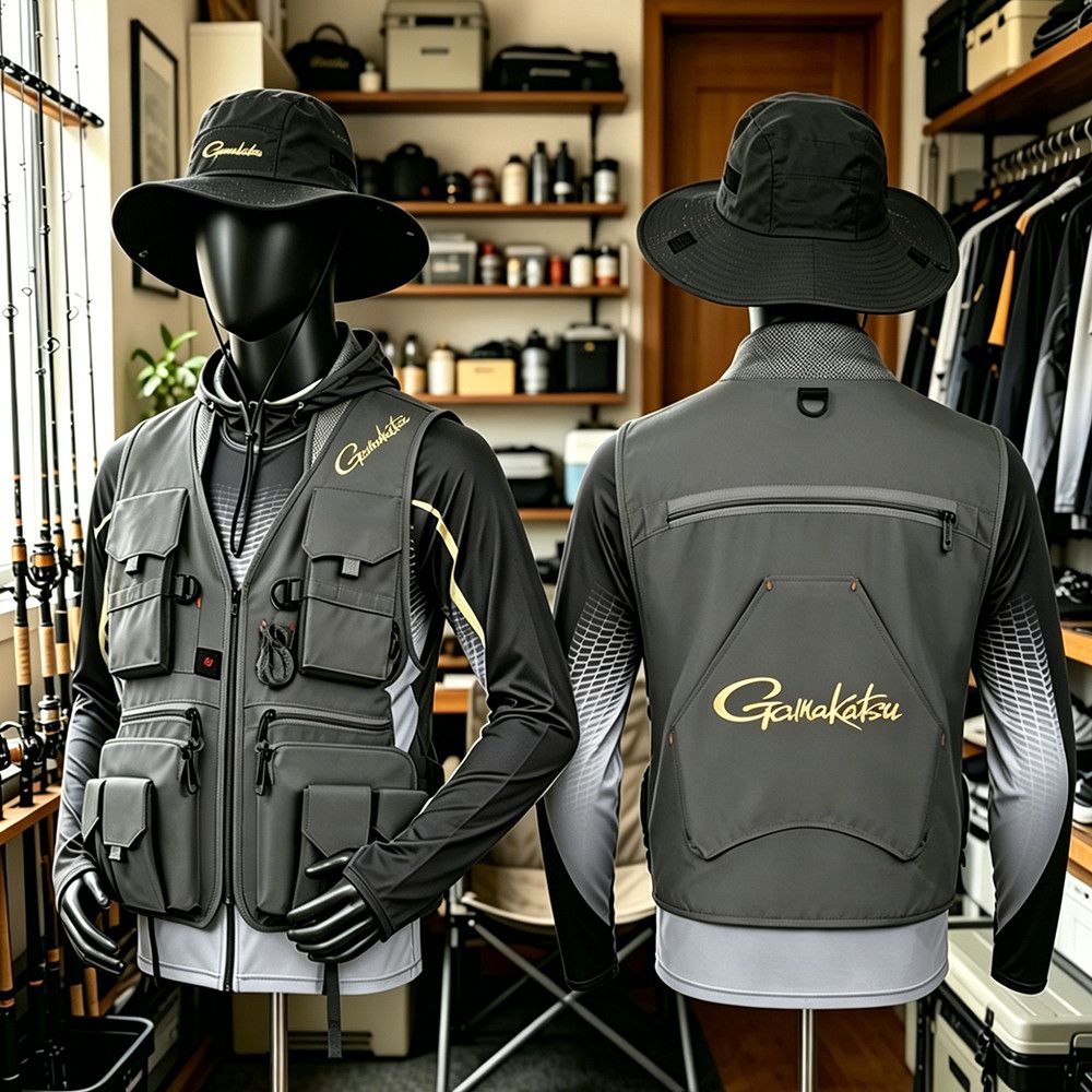 Rompi Pancing Gamakatsu Men Mu - Outdoor Camping Jacket ulasan dan harga