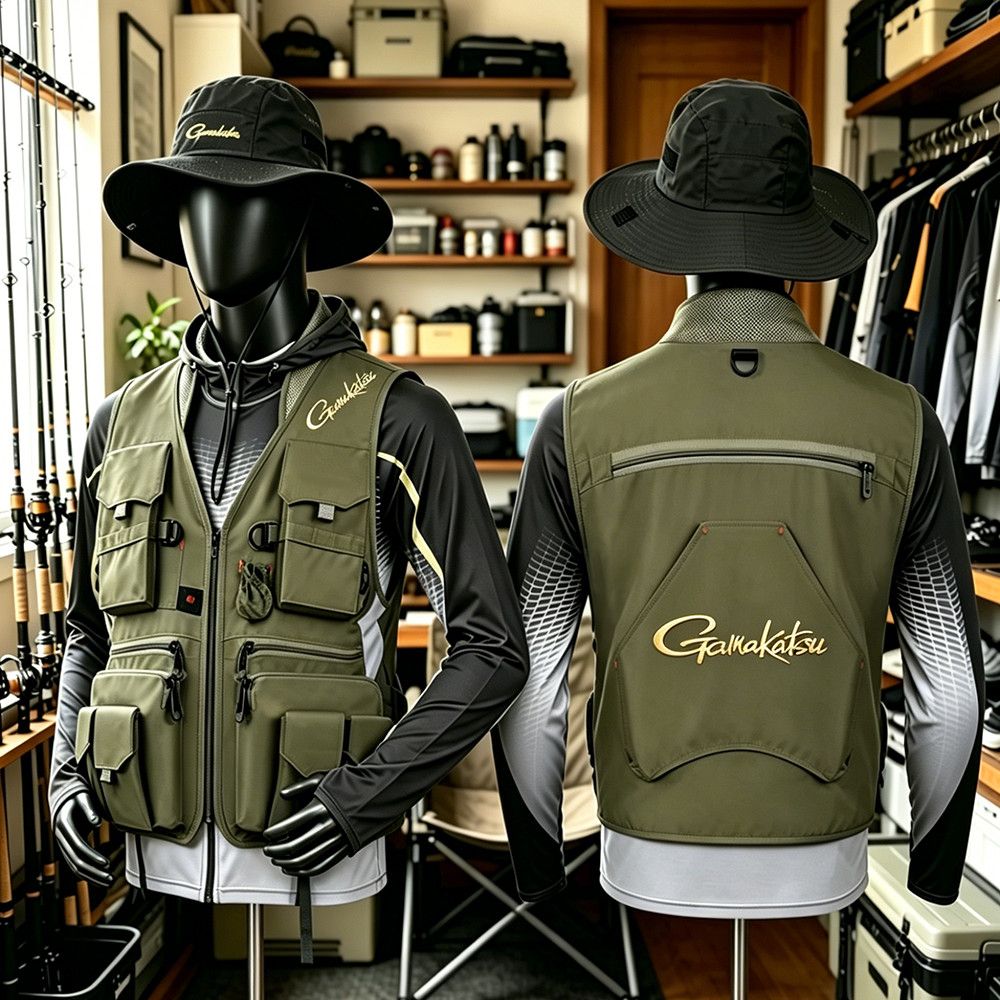 Rompi Pancing Gamakatsu Men Mu - Outdoor Camping Jacket ulasan dan harga