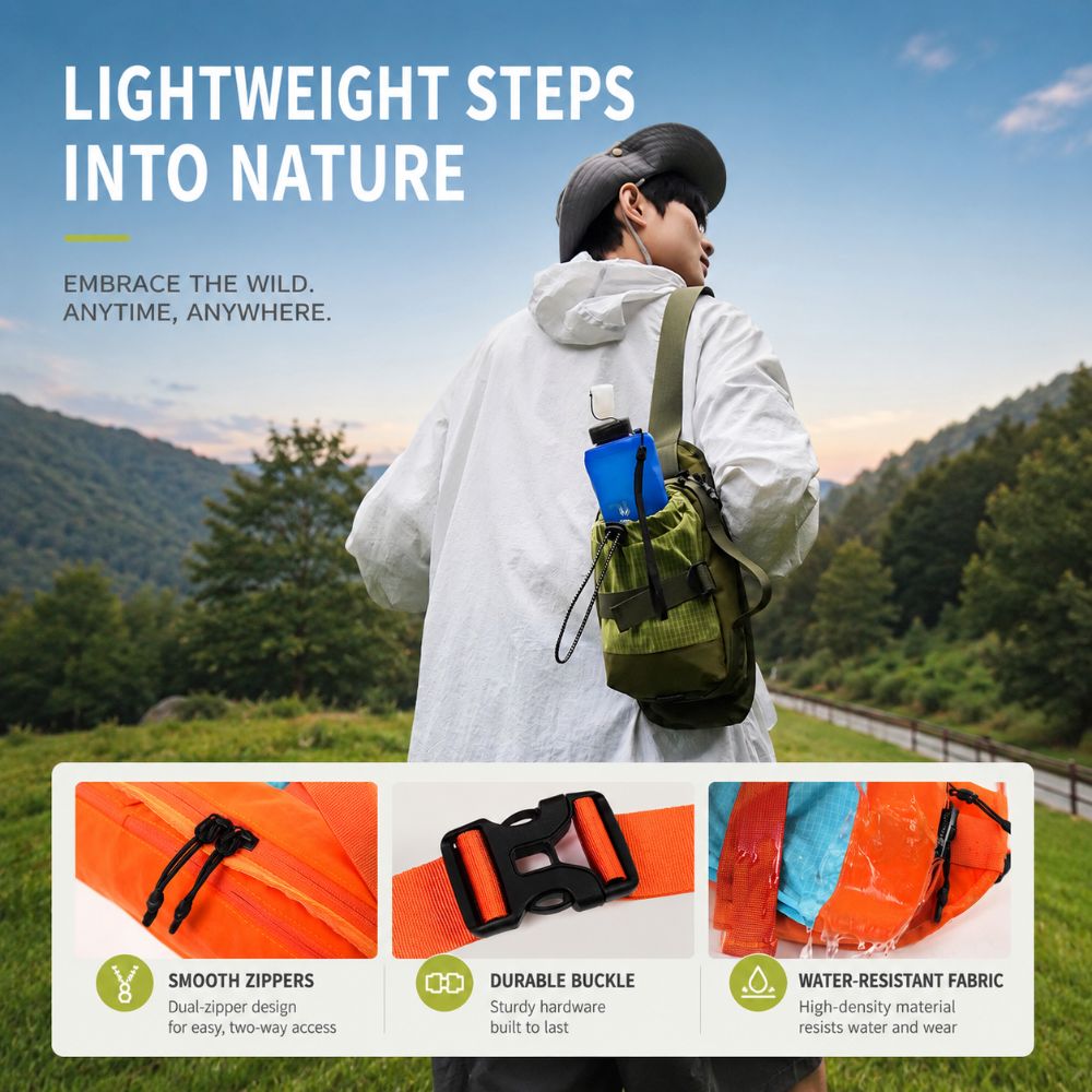 Tas Selempang Outdoor Korea De - Outdoor Camping Kettle ulasan dan harga