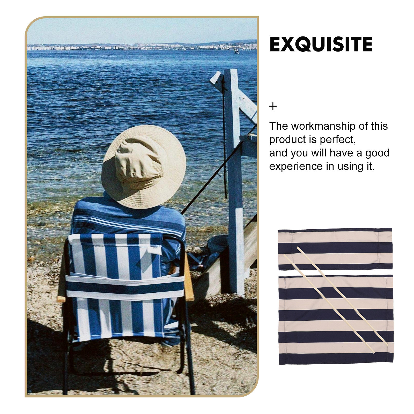 1Set Sarung Kursi Lipat Pengga - Outdoor Camping Folding Chair ulasan dan harga