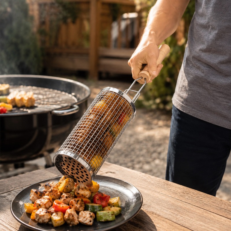 Set Keranjang Panggangan Barbe - Outdoor Camping Cooking Set ulasan dan harga