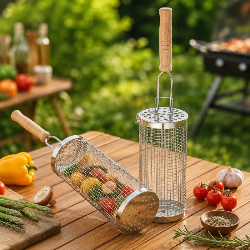 Set Keranjang Panggangan Barbe - Outdoor Camping Cooking Set ulasan dan harga