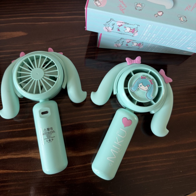 Kipas Genggam Mini Hatsune Mik - Outdoor Camping Fans ulasan dan harga