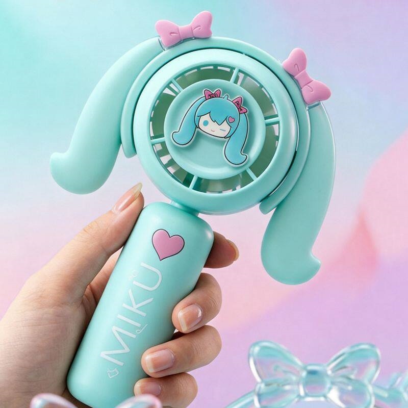 Kipas Genggam Mini Hatsune Mik - Outdoor Camping Fans ulasan dan harga
