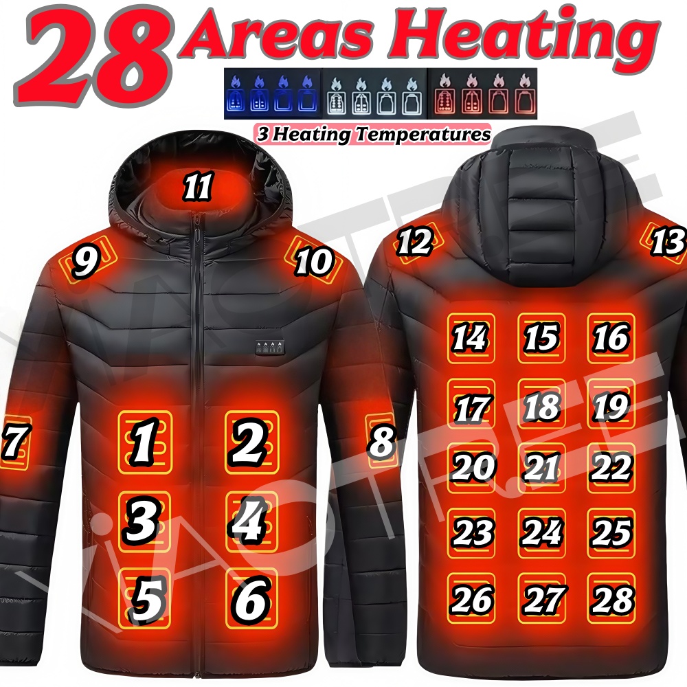 28 Area Pemanas Jaket Pria Wan - Outdoor Camping Jacket ulasan dan harga