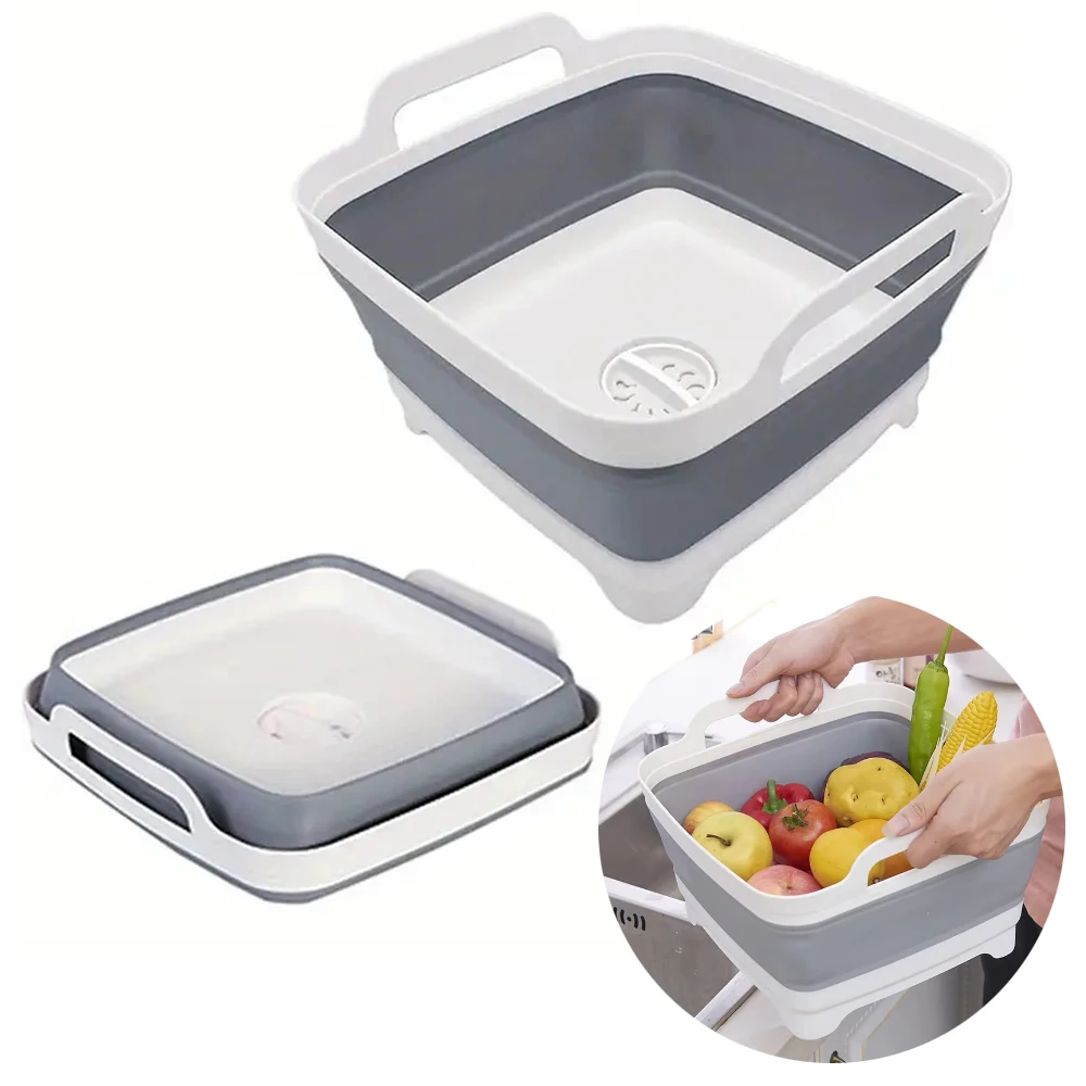 1 Buah Baskom Cuci Buah dan Sa - Outdoor Camping Kitchen With Sink ulasan dan harga