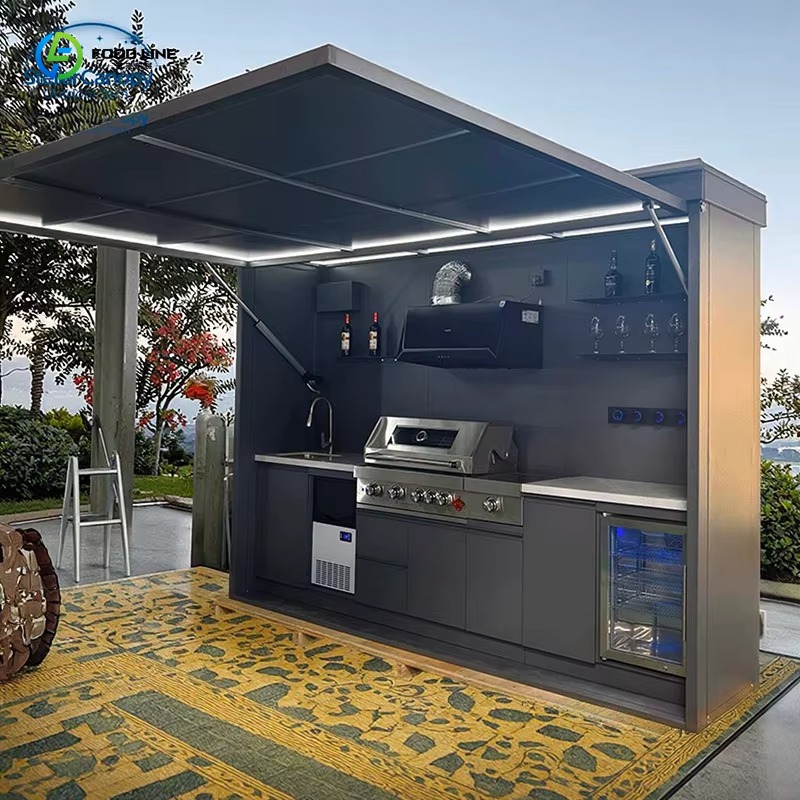 Set Dapur Luar Ruangan Berkema - Outdoor Camping Kitchen With Sink ulasan dan harga