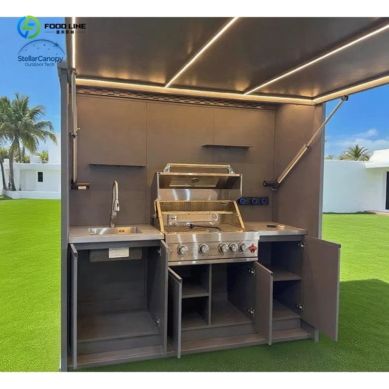 Set Dapur Luar Ruangan Berkema - Outdoor Camping Kitchen With Sink ulasan dan harga