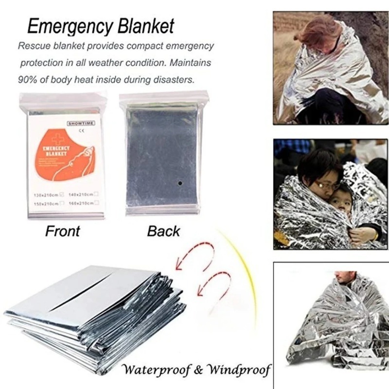 1/4PCS Selimut Darurat untuk B - First Aid Kit Camping ulasan dan harga