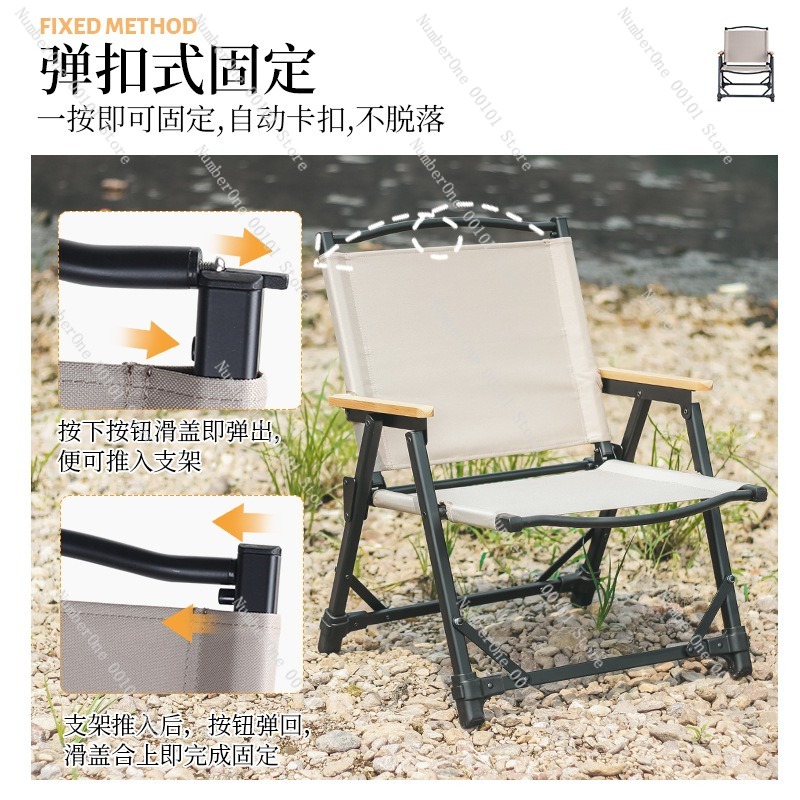 Kursi Berkemah Paduan Aluminiu - Outdoor Camping Folding Chair ulasan dan harga