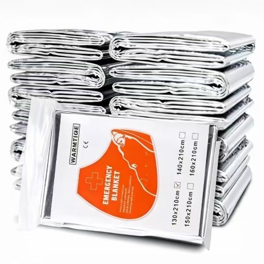 Selimut Darurat Termal Mylar,  - Outdoor Camping Heated Blanket ulasan dan harga