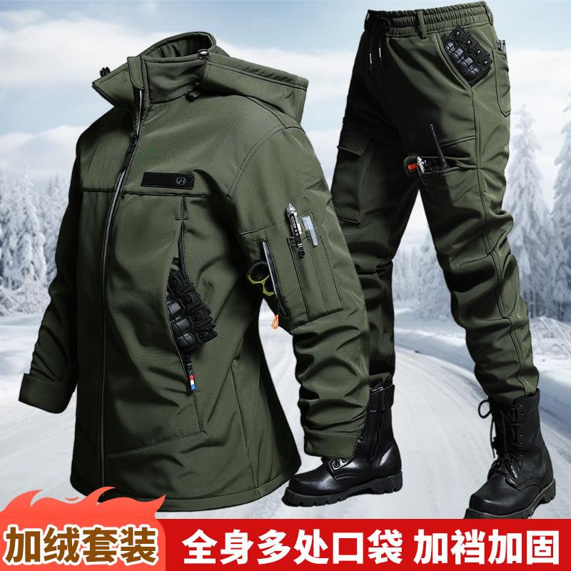 Set Jaket dan Celana Taktis An - Outdoor Camping Jacket ulasan dan harga