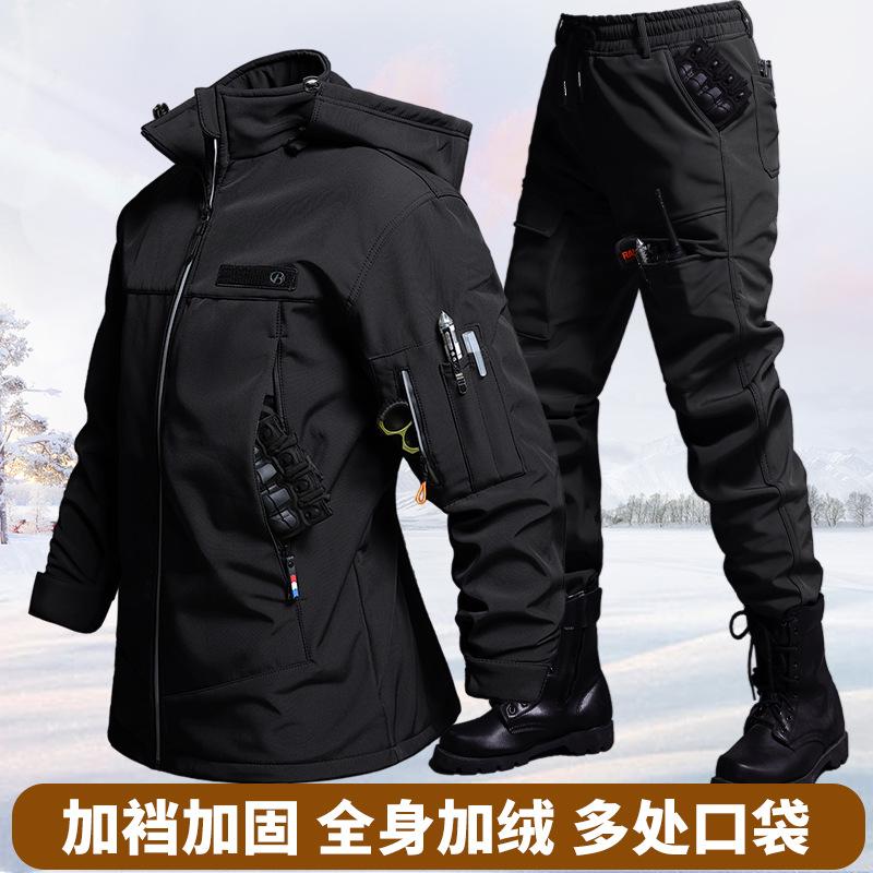 Set Jaket dan Celana Taktis An - Outdoor Camping Jacket ulasan dan harga